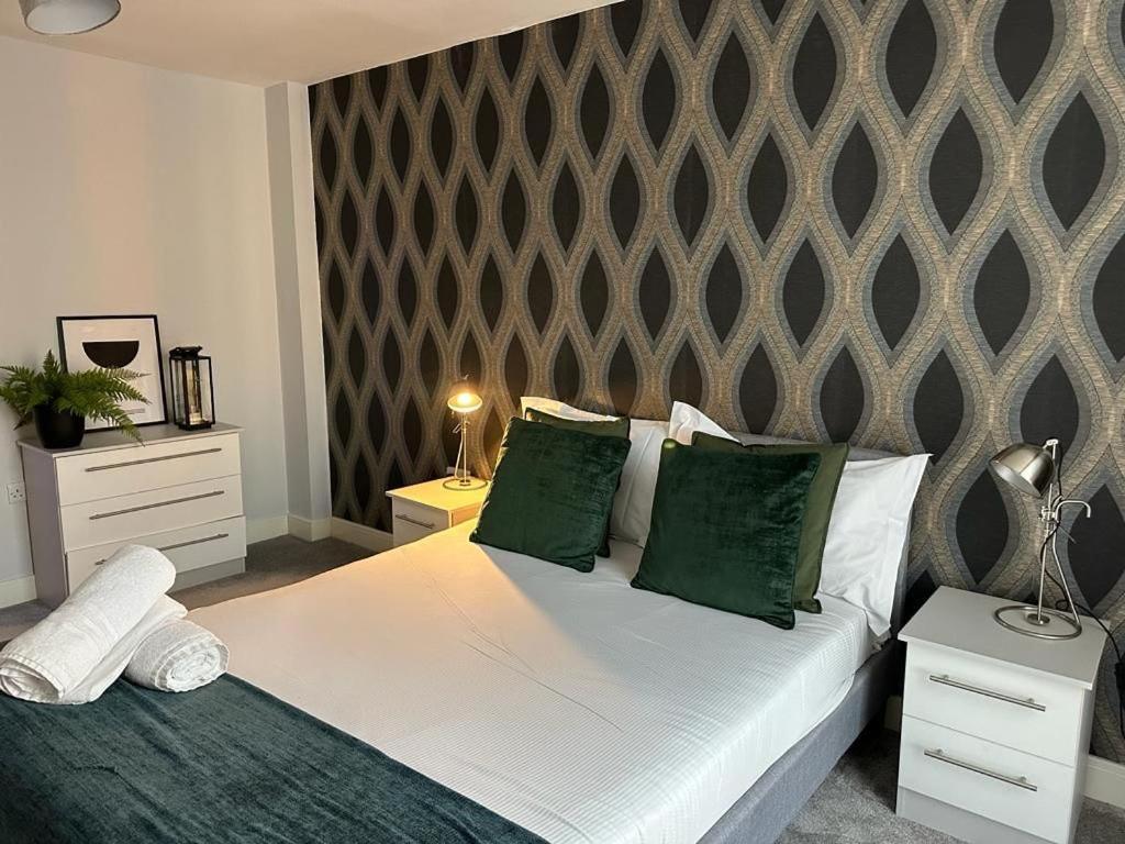 Luxury 9Ine Beautiful Bull Ring Apartment Free Parking Birmingham Kültér fotó