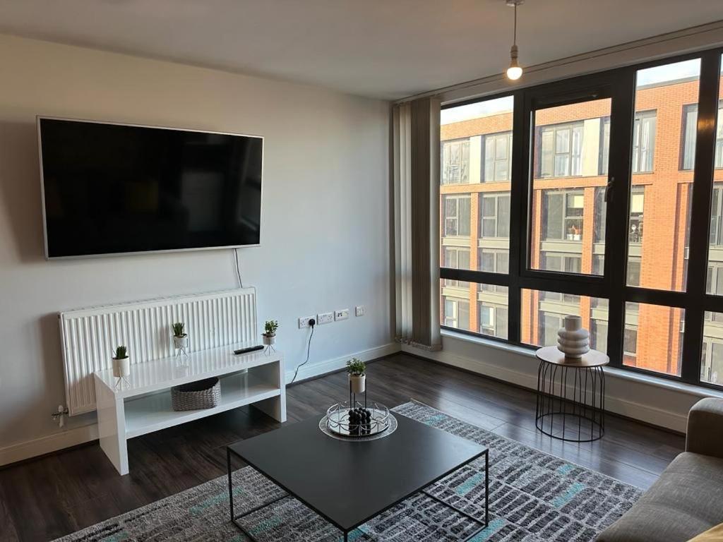 Luxury 9Ine Beautiful Bull Ring Apartment Free Parking Birmingham Kültér fotó