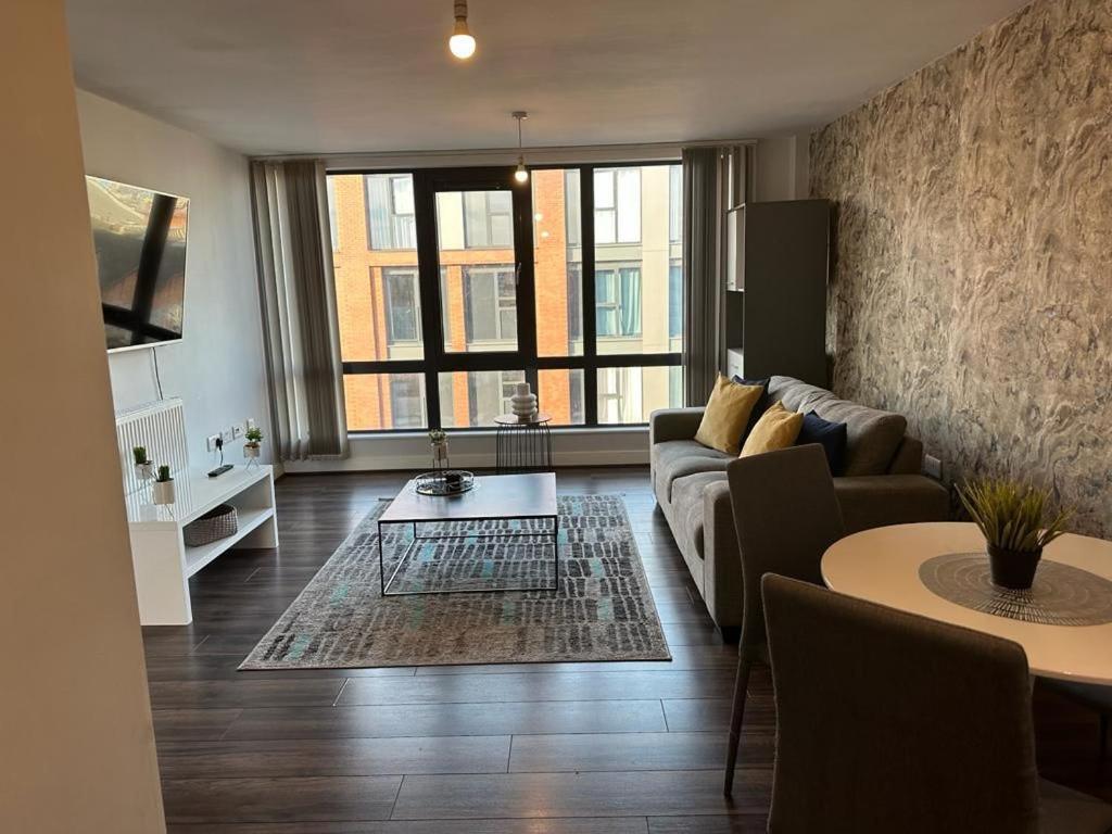 Luxury 9Ine Beautiful Bull Ring Apartment Free Parking Birmingham Kültér fotó