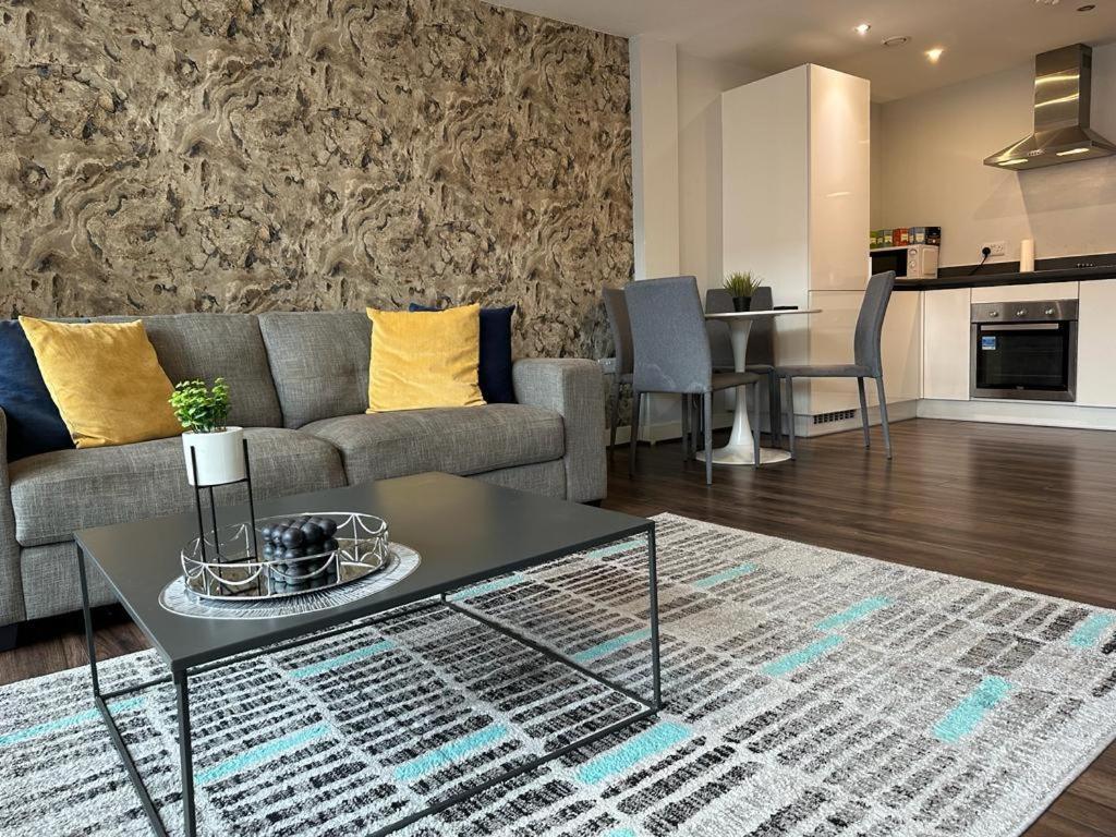 Luxury 9Ine Beautiful Bull Ring Apartment Free Parking Birmingham Kültér fotó